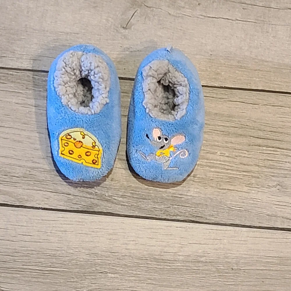 🍋‍🟩Snoozies baby mouse and cheese slippers🌻